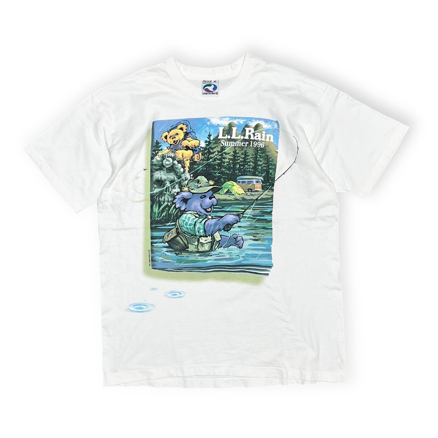 90's LIQUID BLUE Gratefuldead "L.L.Rain" T  Size (XL)