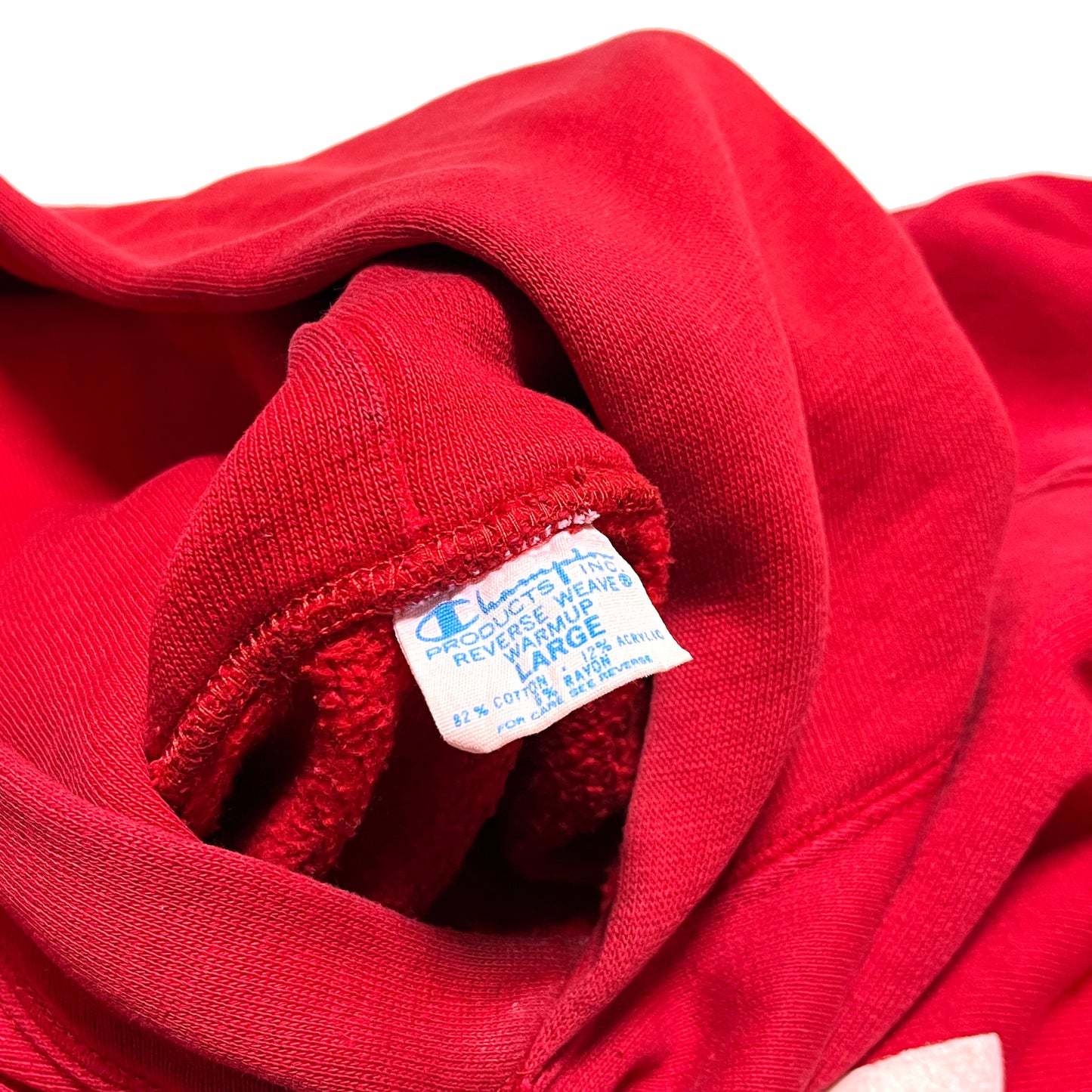 70's Champion 単色タグ R/W Parka "OHIO STATE" Flocky Print Size (L)