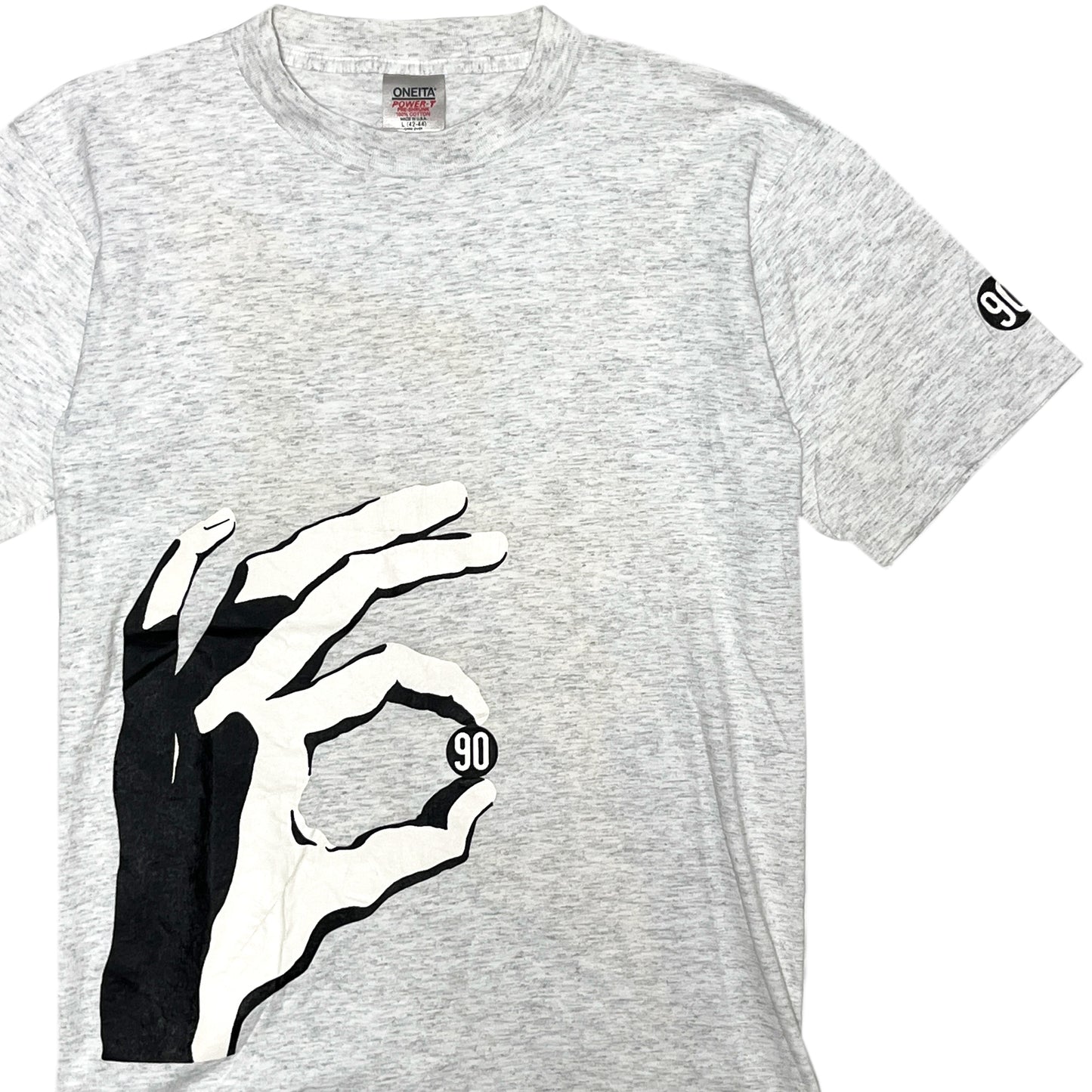 90's Oneita Ninety T 両面プリント Size (L)