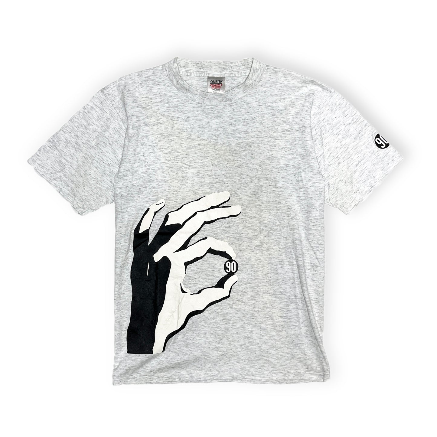 90's Oneita Ninety T 両面プリント Size (L)