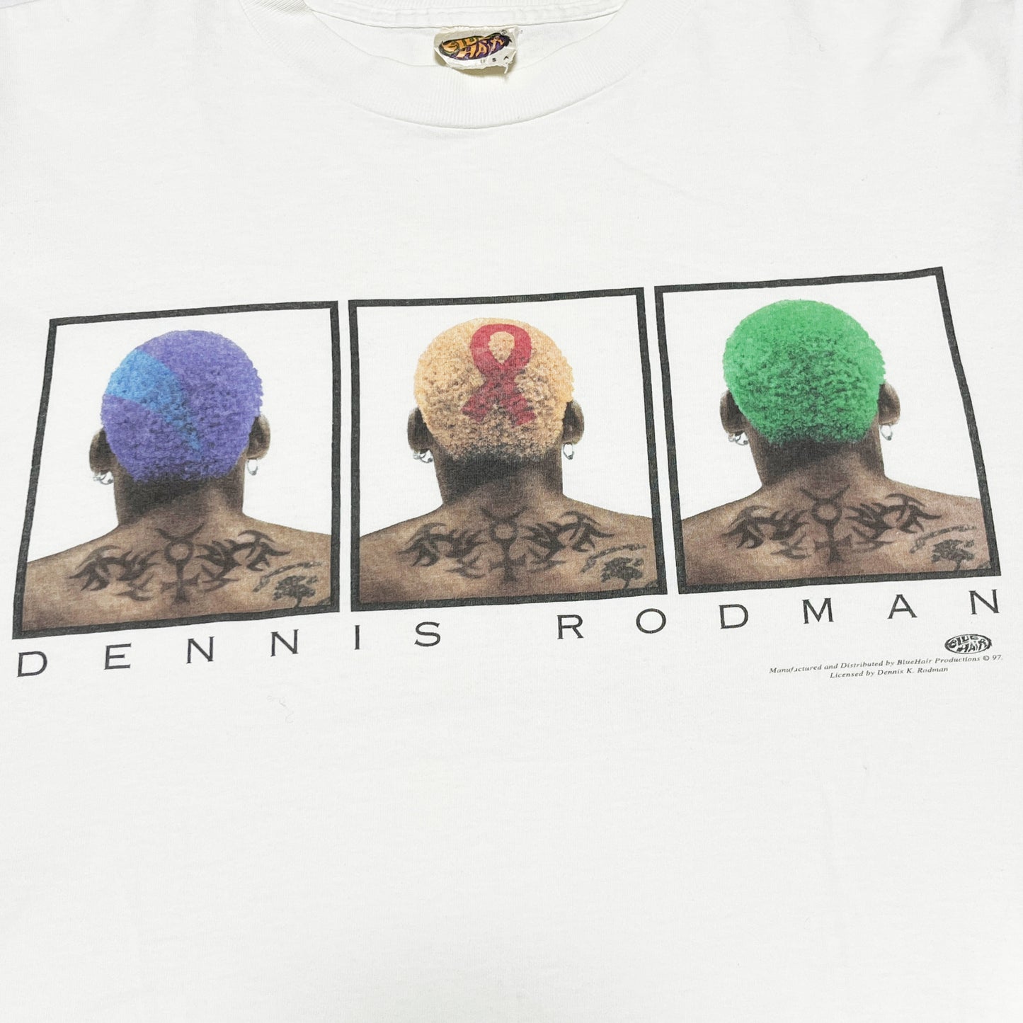 90's BLUE HAIR Dennis Rodman T Size (L)位