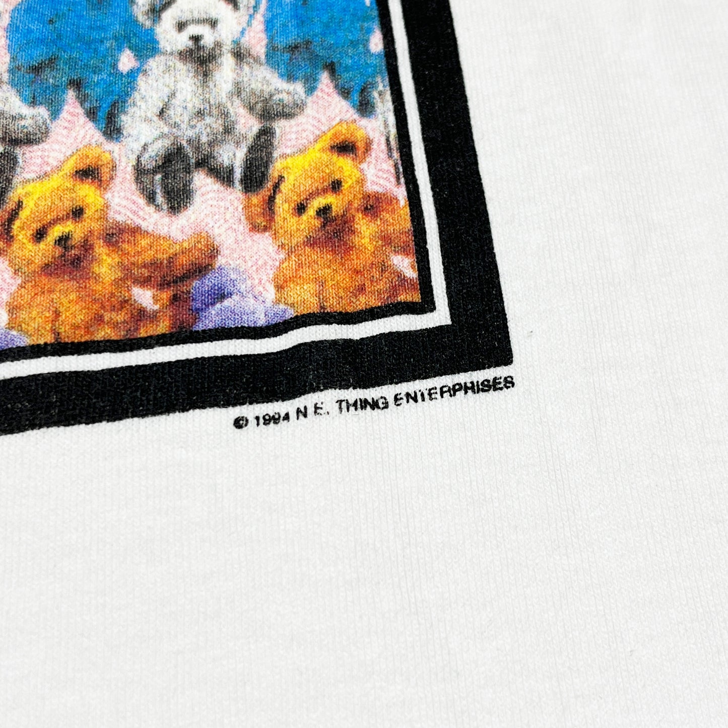 90's MAGIC EYE T "Teddy bear" Size (L)
