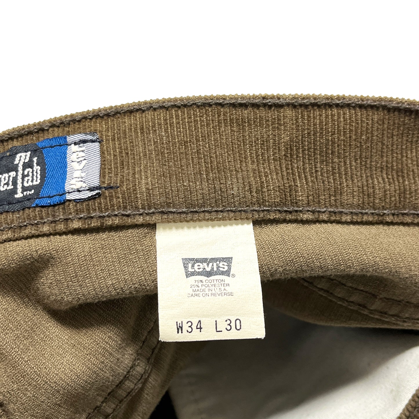 90's Levi's Silver Tab Cords PT Size (W34.5 L31)位