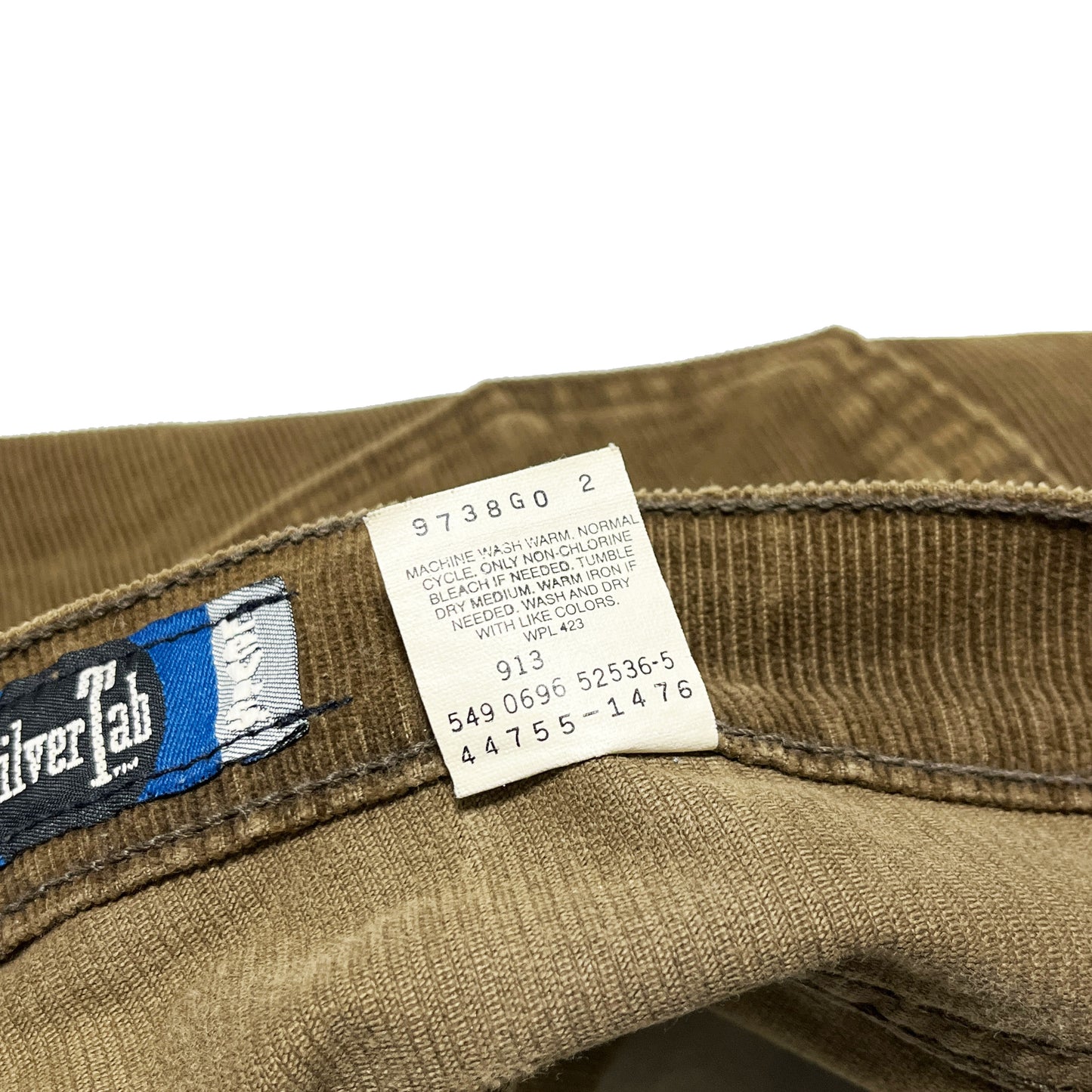 90's Levi's Silver Tab Cords PT Size (W34.5 L31)位