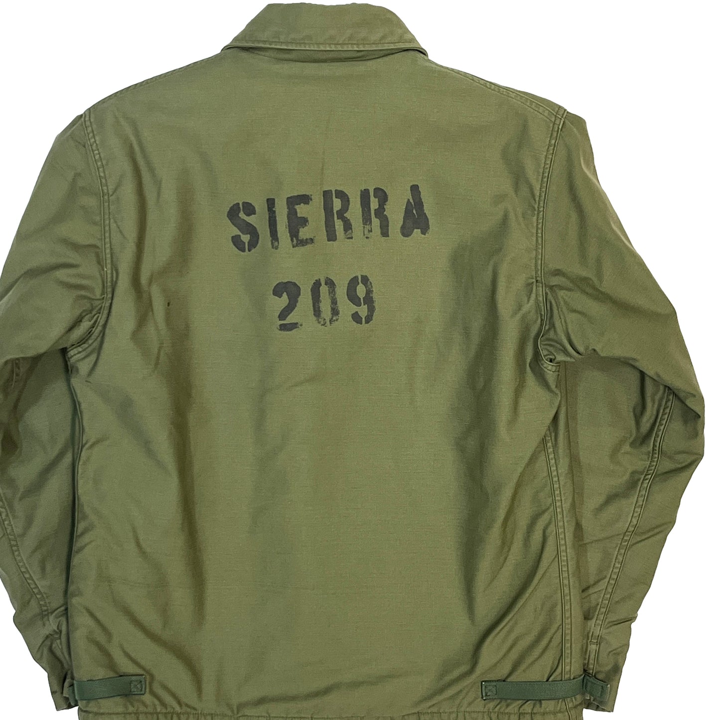 70's U.S.NAVY A-2 Deck JKT "SIERRA 209" ステンシル入り Size (M)