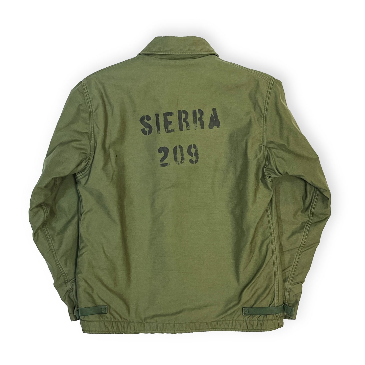 70's U.S.NAVY A-2 Deck JKT "SIERRA 209" ステンシル入り Size (M)