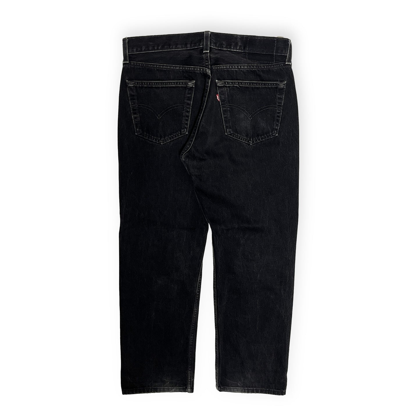 90s Levi's 501 Black Denim PT W32 L28 背面 ポケット レビースロゴ