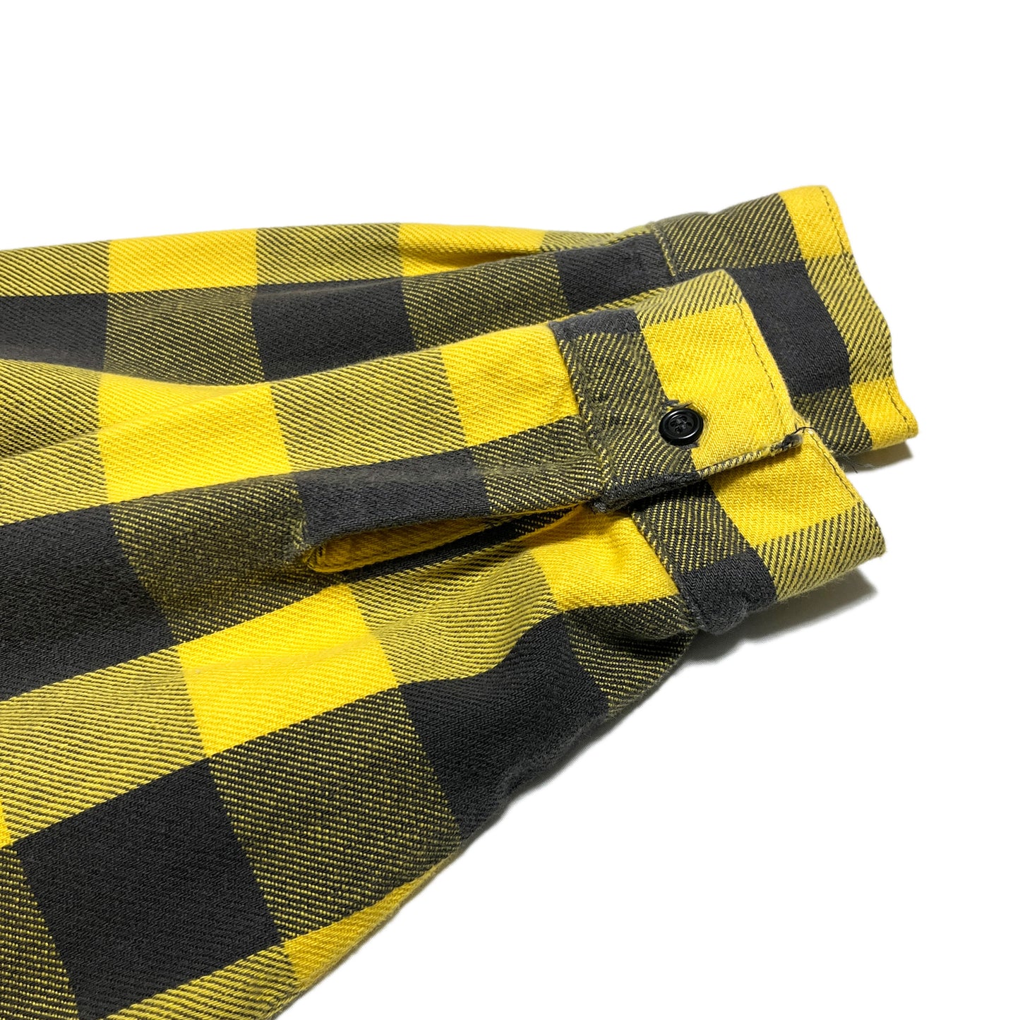 70's FIVEBROTHER Nel SH ブロックチェック 極上配色 Size (L)