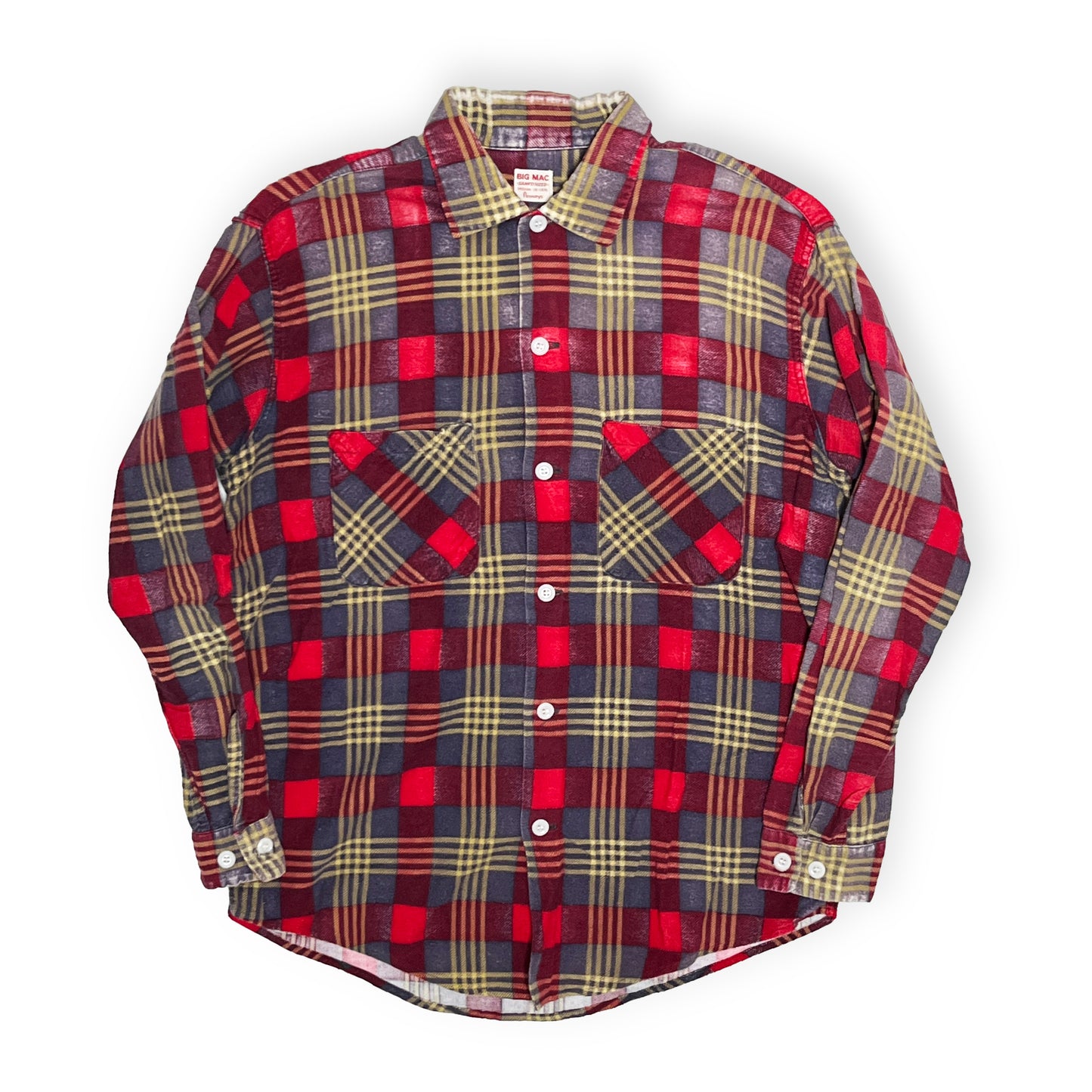 60's BIG MAC Print Nel SH 好配色パターン Size (M)