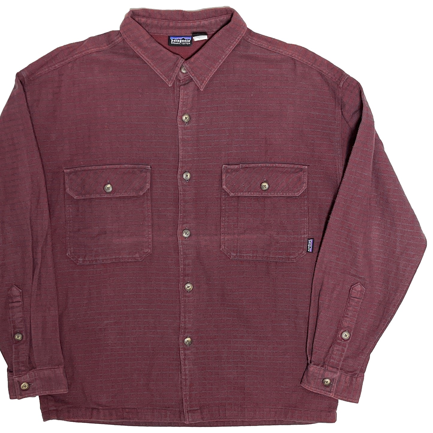 10's Patagonia オーガニックコットン L/S SH 好パターン Size (L)