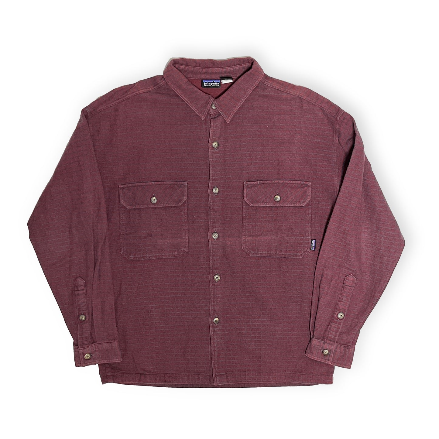 10's Patagonia オーガニックコットン L/S SH 好パターン Size (L)