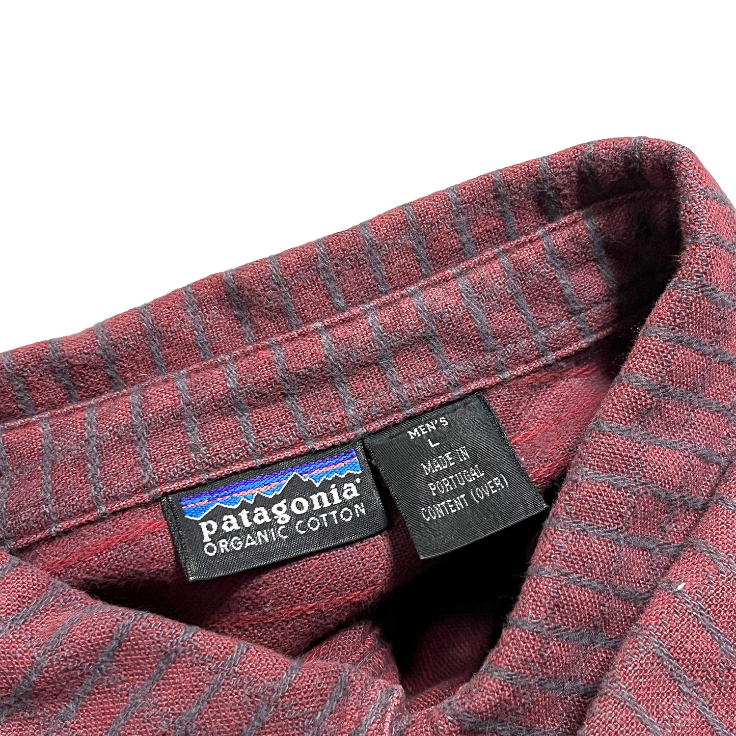 10's Patagonia オーガニックコットン L/S SH 好パターン Size (L)