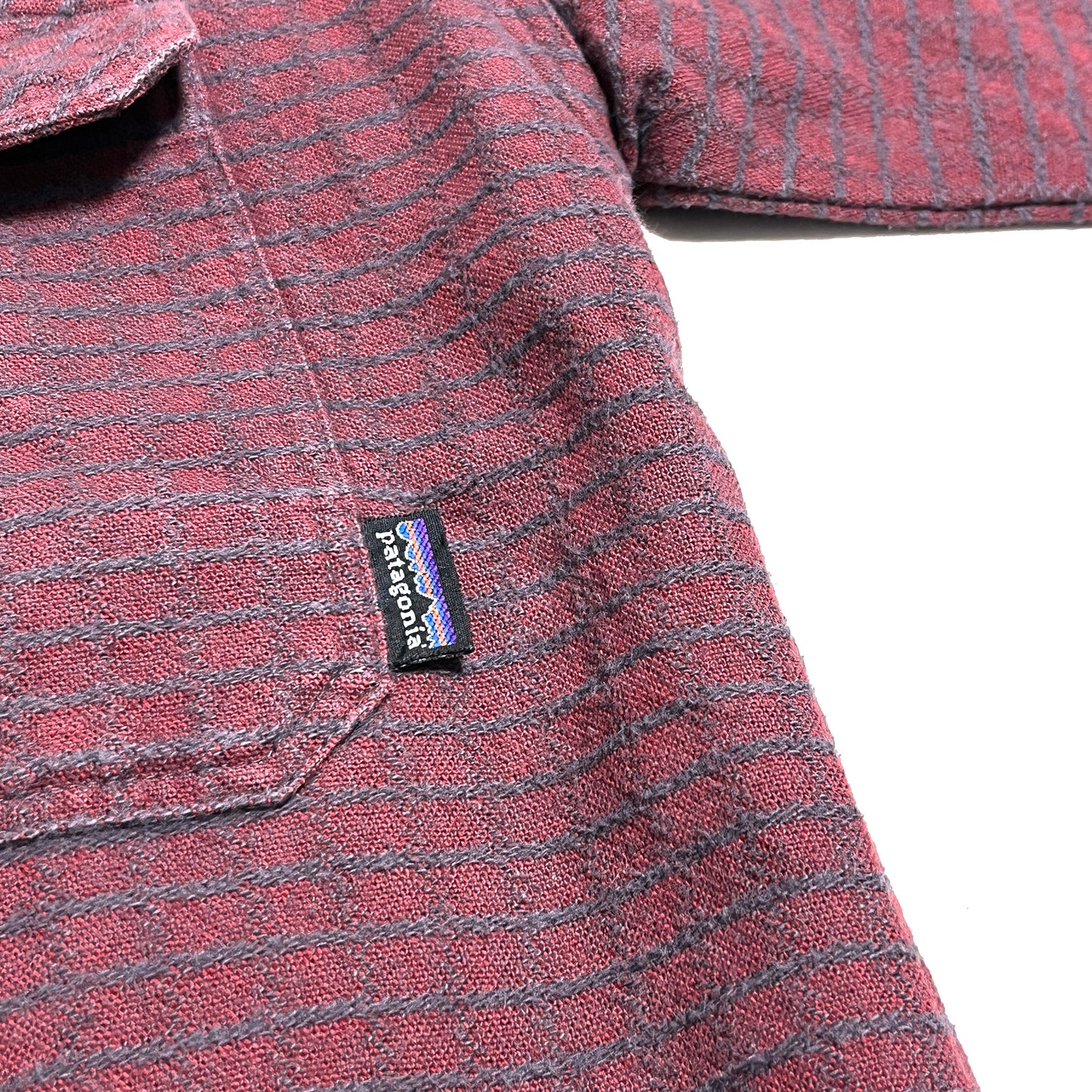 10's Patagonia オーガニックコットン L/S SH 好パターン Size (L)