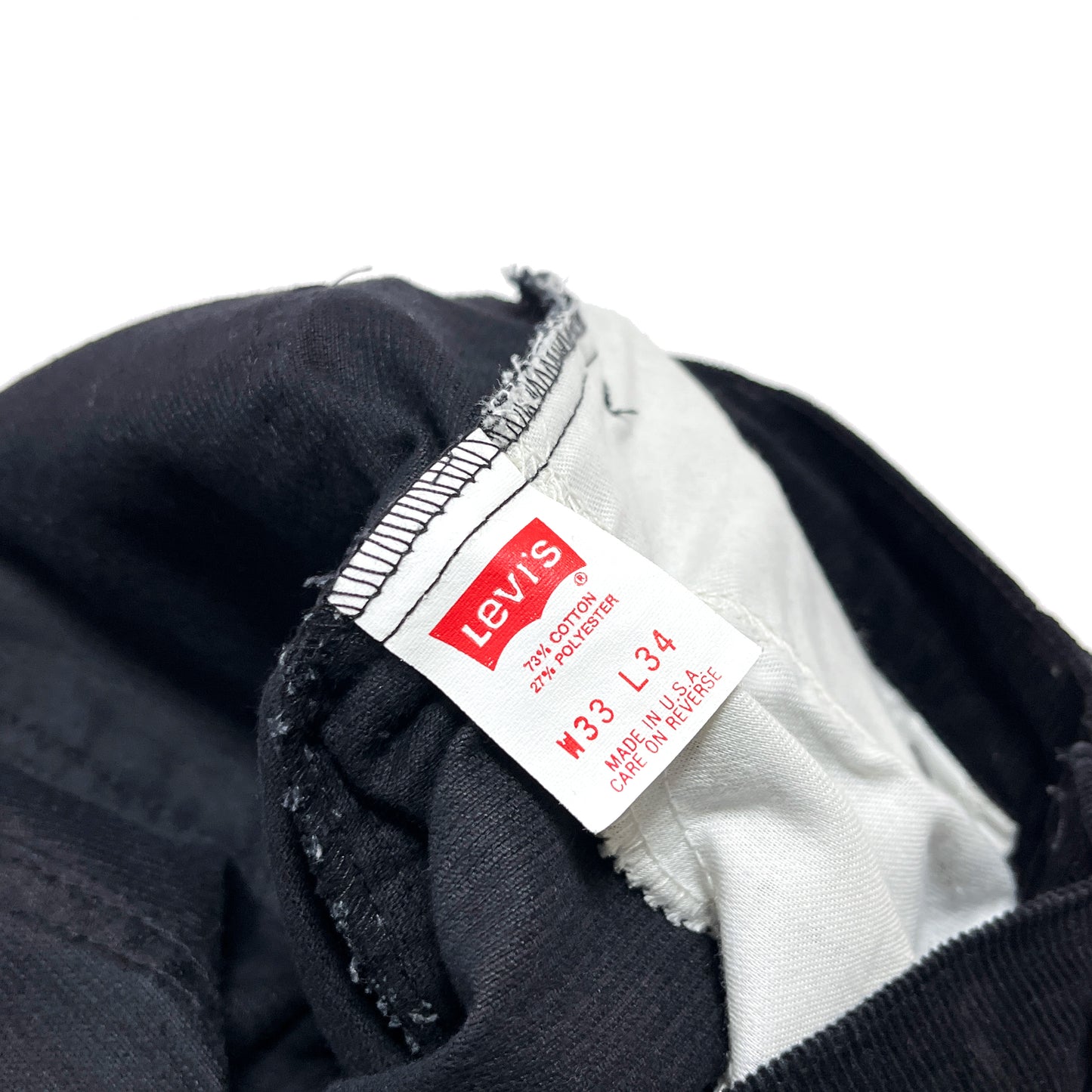 90's Levi's 519 Black Cords PT Size (W34 L34)位