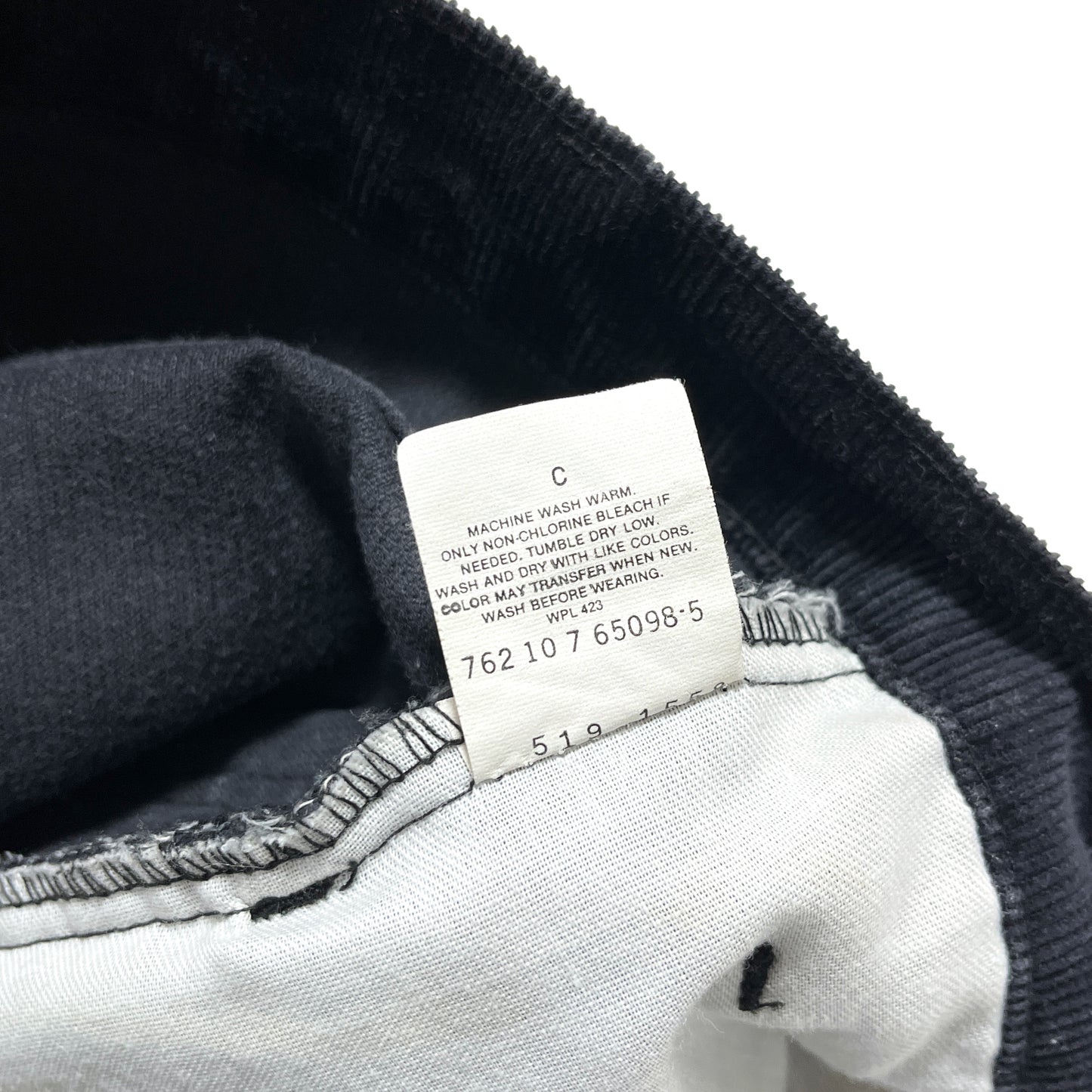 90's Levi's 519 Black Cords PT Size (W33 L31)位