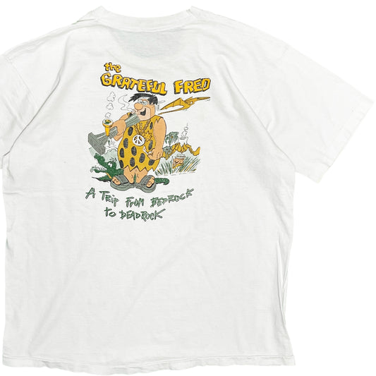 90's FRUIT OF THE LOOM Gratefuldead Fredstone パロディー T  Size (XL)