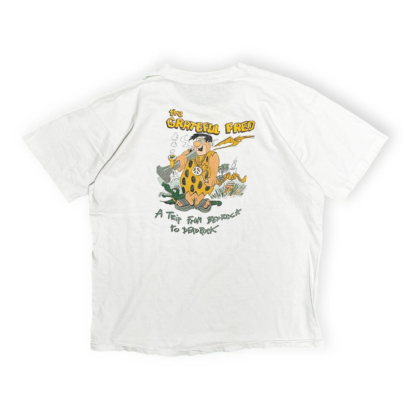 90's FRUIT OF THE LOOM Gratefuldead Fredstone パロディー T  Size (XL)