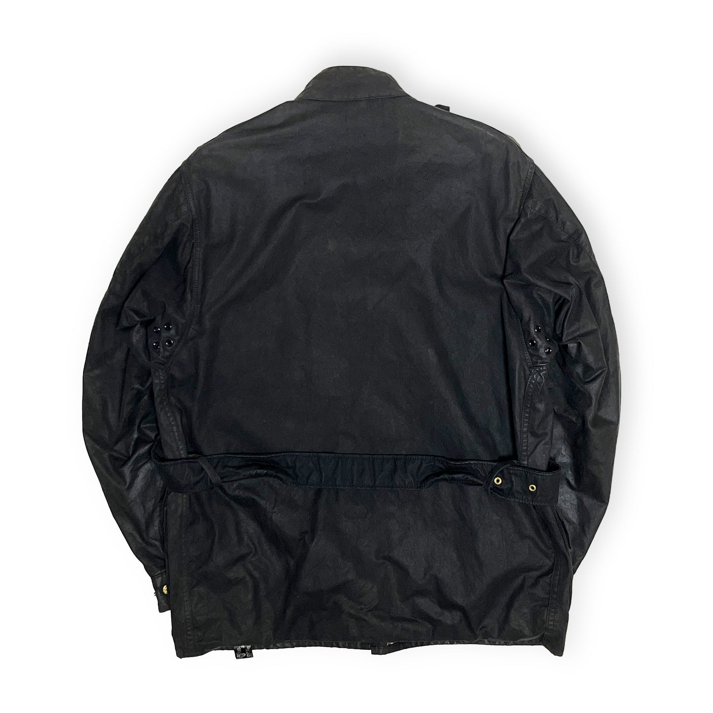 70s Barbour International 1ワラント "NATO" 極上コンディション 40 背面 黒色 ベルト ポケット