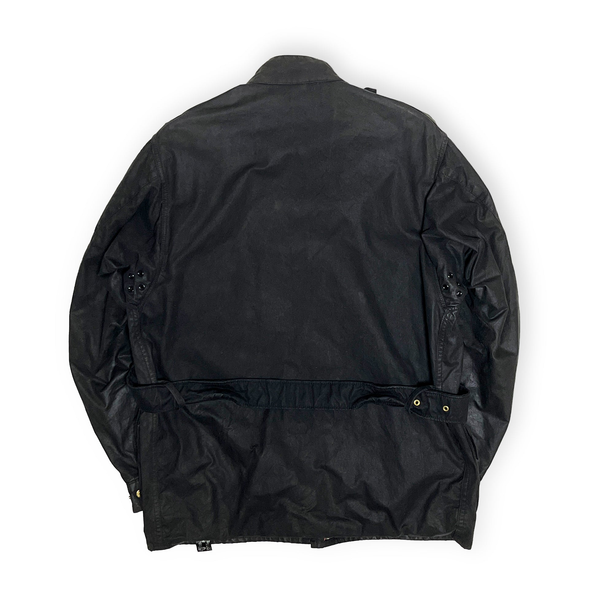 70s Barbour International 1ワラント "NATO" 極上コンディション 40 背面 黒色 ベルト ポケット