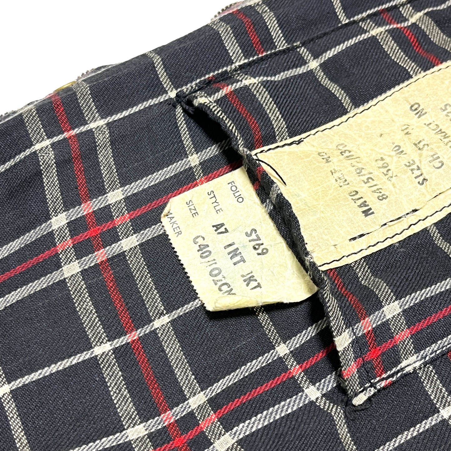 70s Barbour International 1ワラント "NATO" 極上コンディション 40 ブランドタグ 4 Barbour タグ サイズ表記