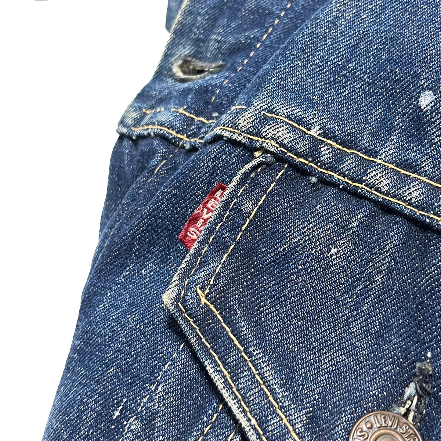 60's Levi's 559 Denim JKT ペンキ飛び Size (44-46)位 極上雰囲気！