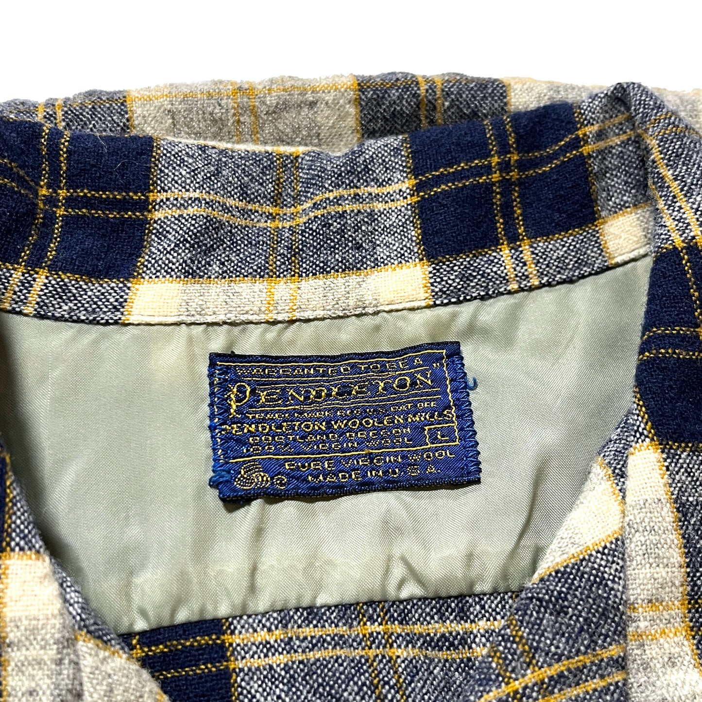 70's Pendleton Wool SH 好配色チェック Size (L)