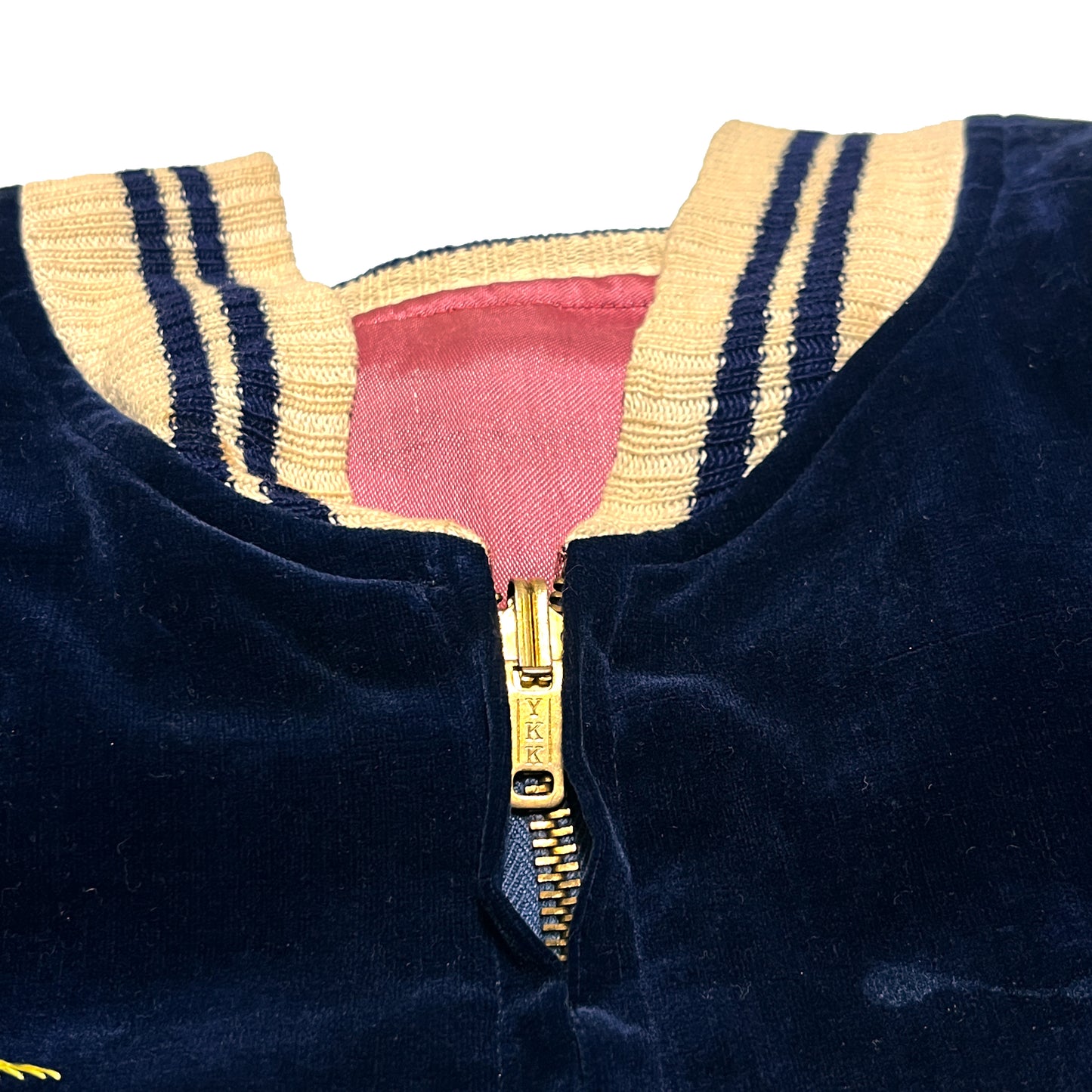 50's〜 Guam 別珍 Souvenir JKT 中綿なし タツノオトシゴ Size (L-XL)位 超スペシャル！