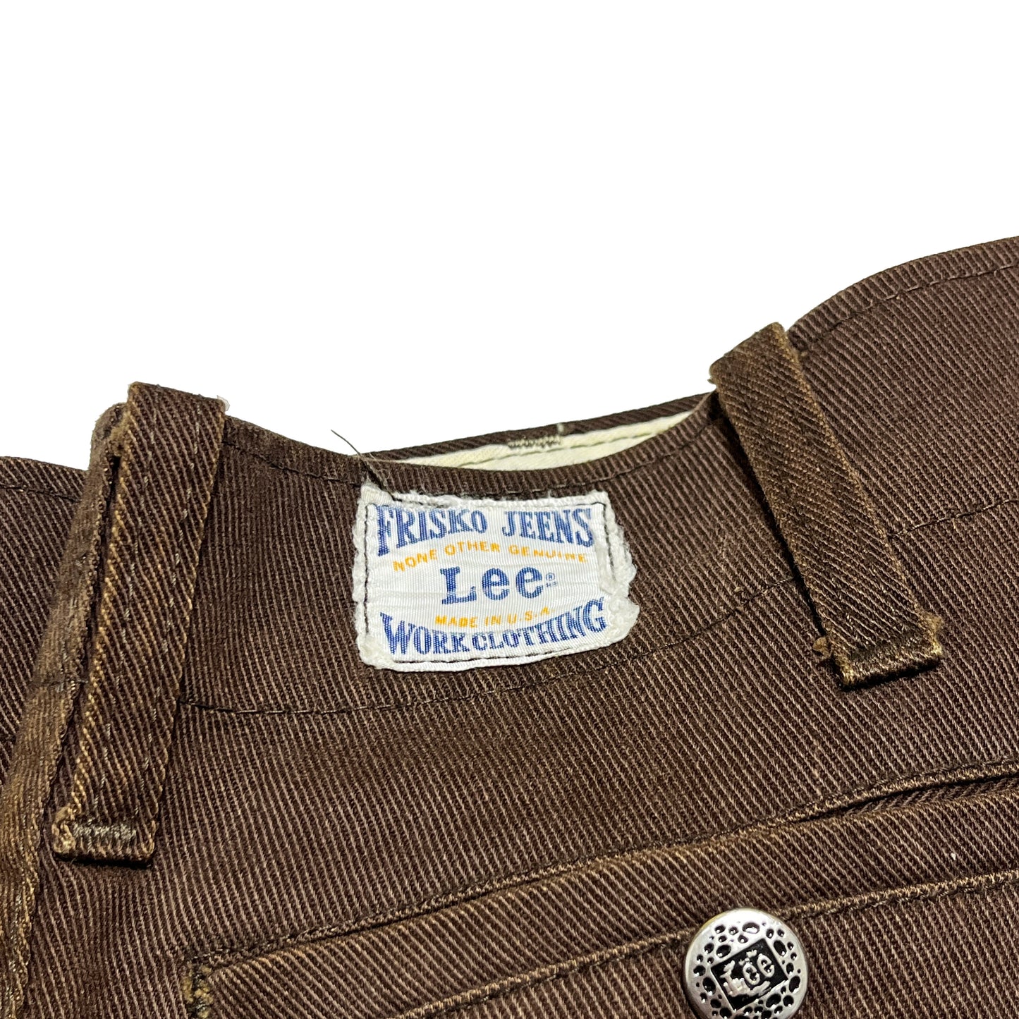 60's〜 Lee FRISKO JEENS Size (W34.5 L28)位