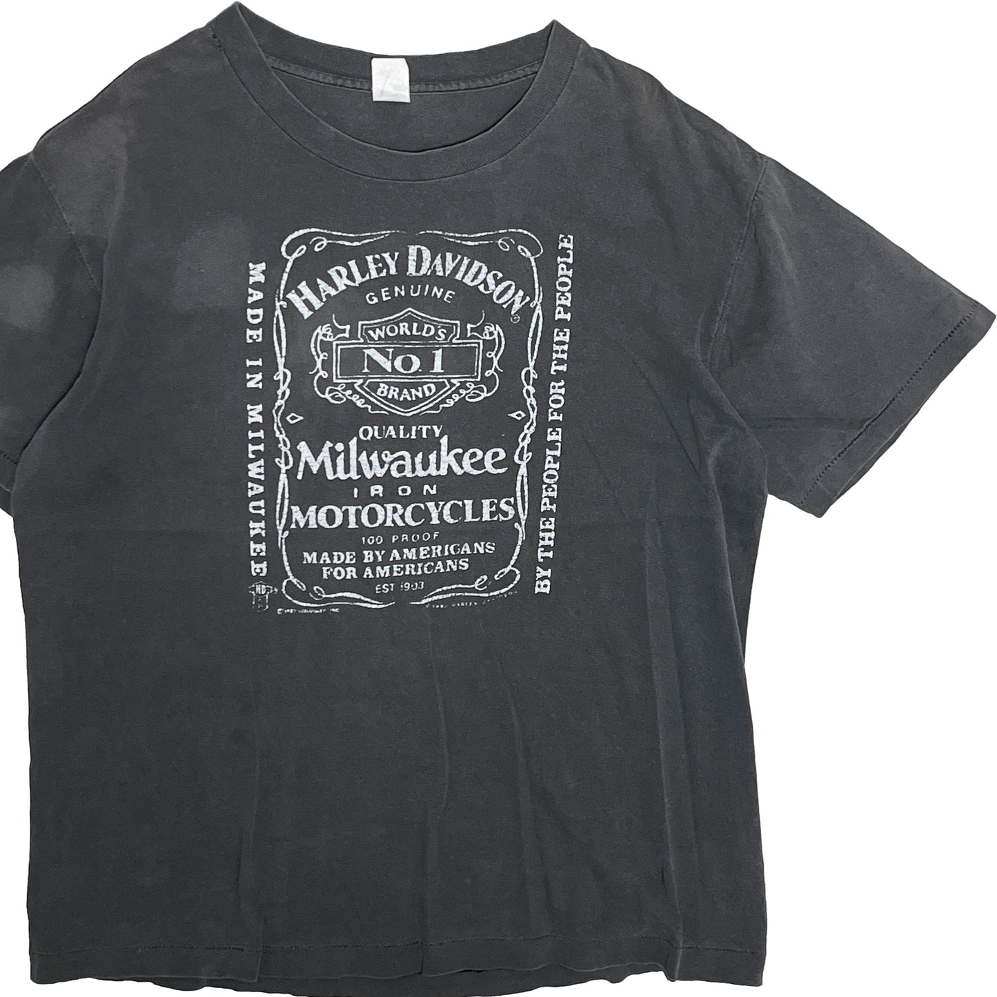 90's Harley Davidson T "Jack Daniel's" Parody Size (XL)