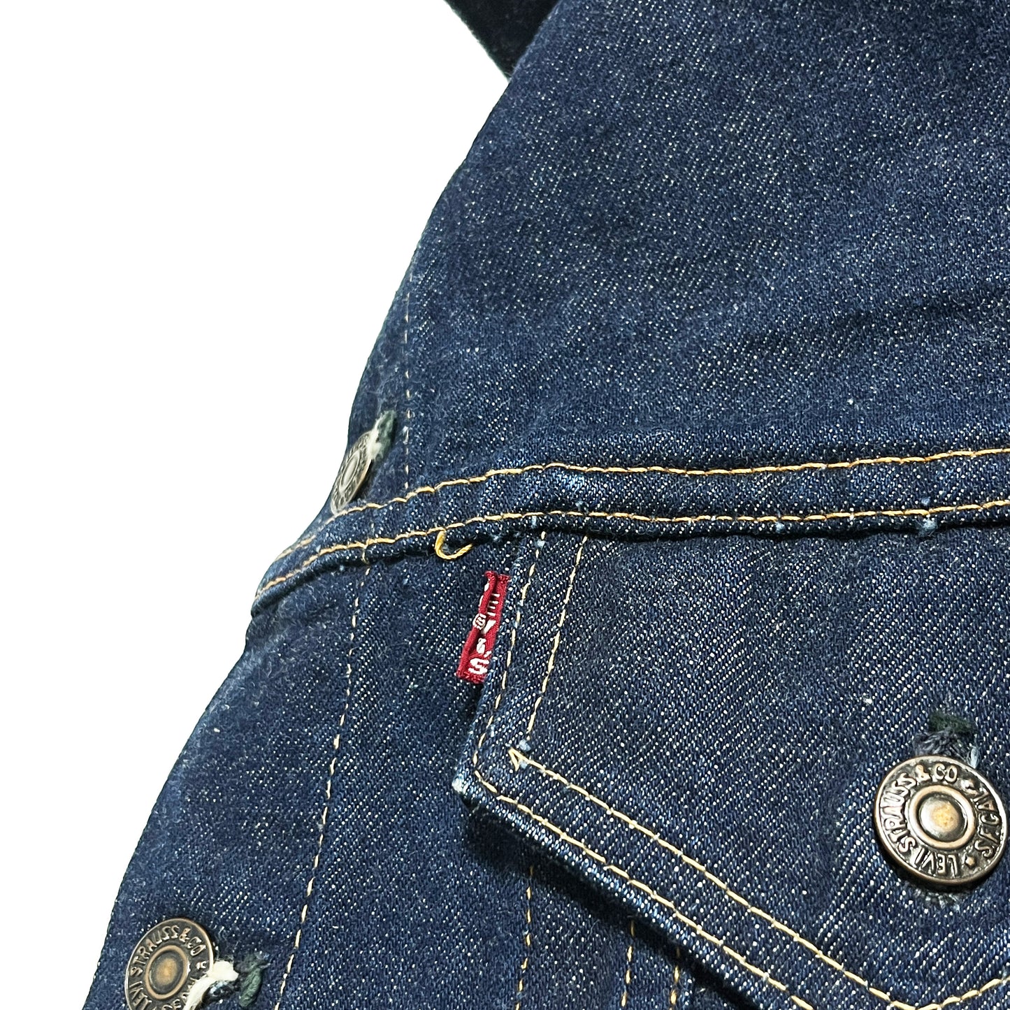 60's Levi's 557 Denim JKT 1.2Wash Size (46-48)位 スペシャル！