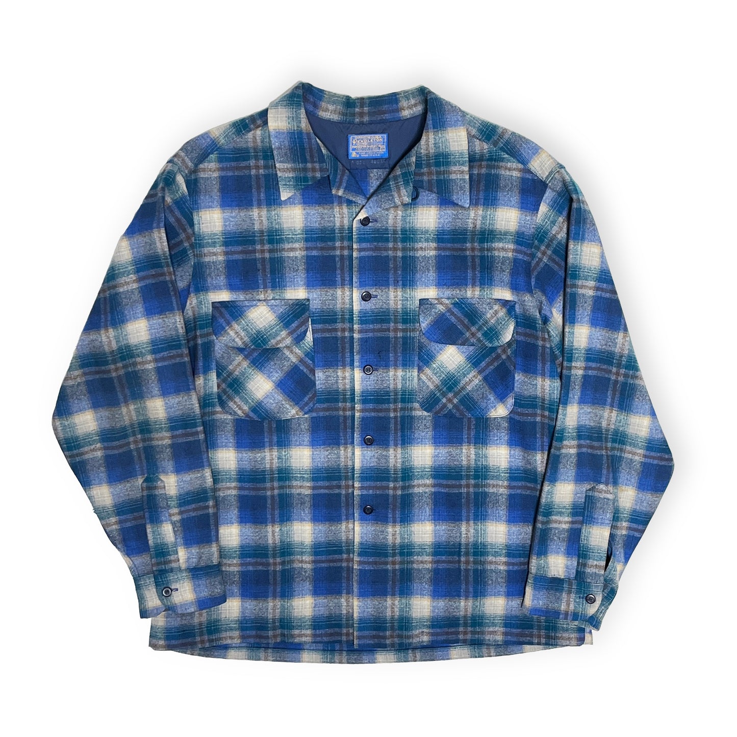 70's Pendleton Wool SH 好配色チェック Size (XL) ビッグサイズ！