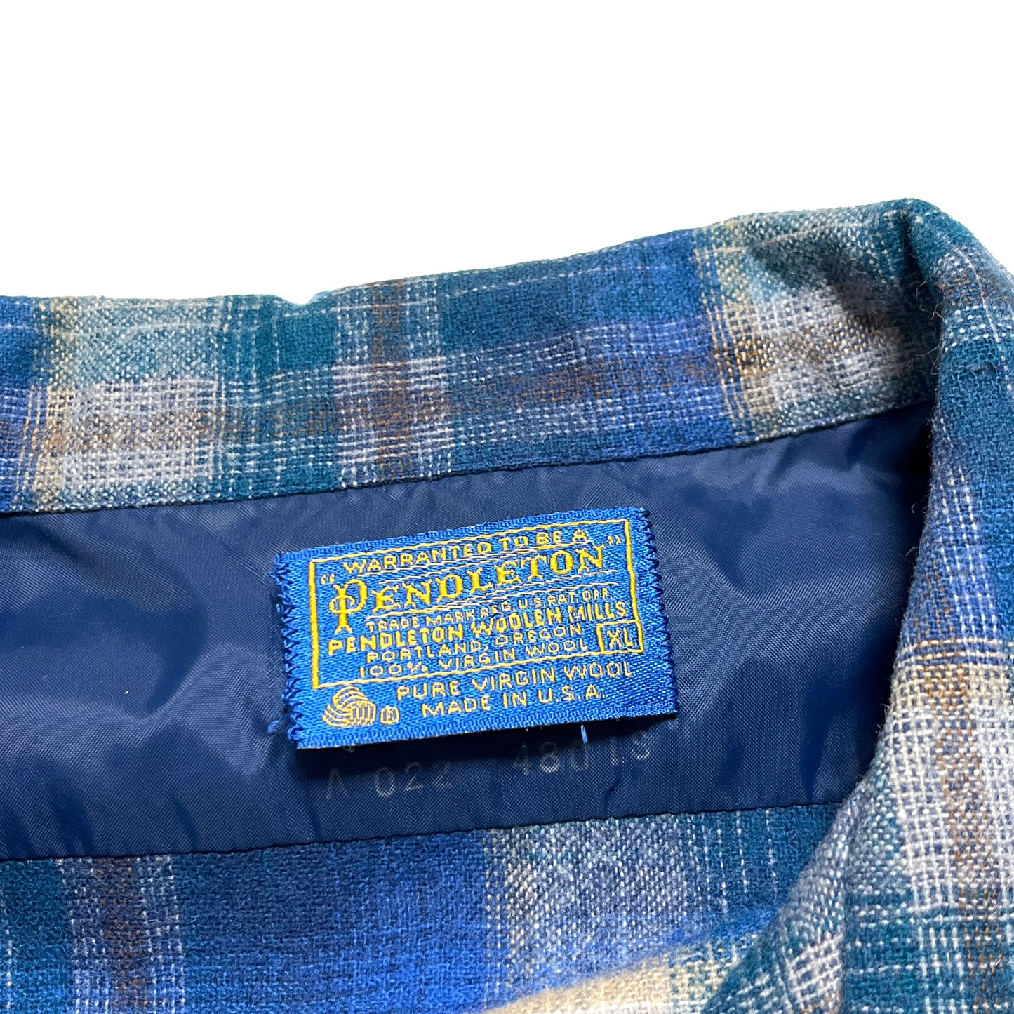 70's Pendleton Wool SH 好配色チェック Size (XL) ビッグサイズ！