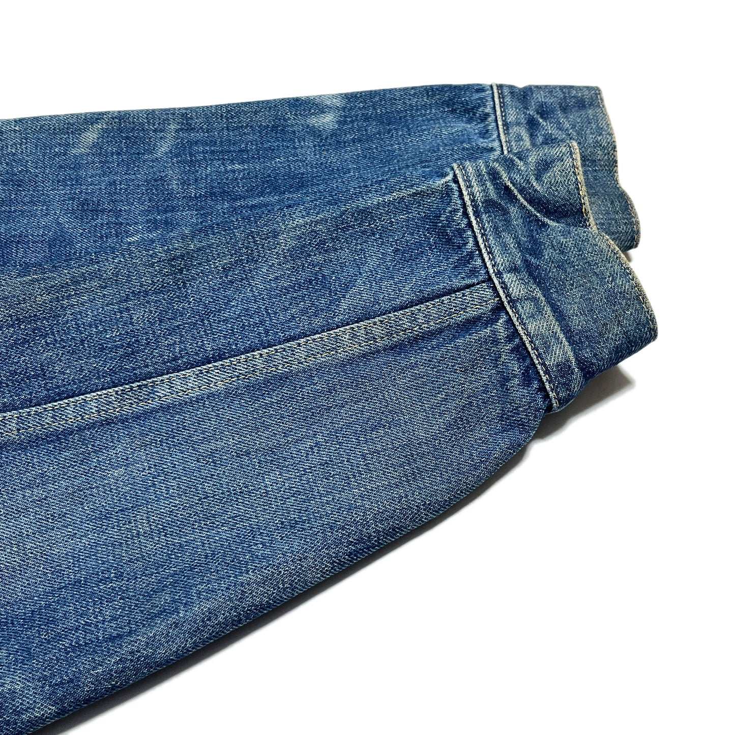 60s〜 J.C.Penny Denim JKT 44 ディテール 5 素材の織り方 縫い目