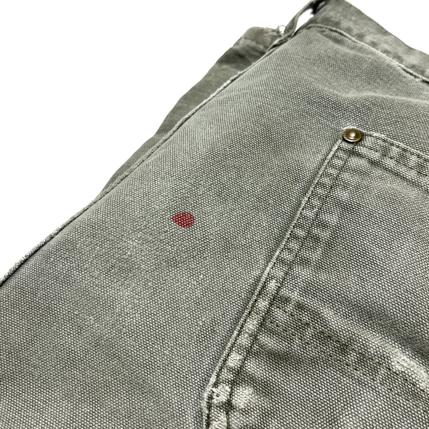 メキシコ製 Carhartt W-Knee Duck PT オリーブ 極上雰囲気 Size (W37.5 L30)位