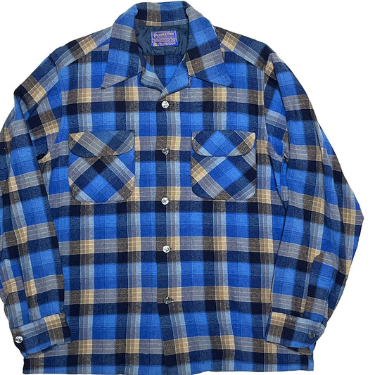 70's Pendleton Wool SH 極上配色チェック Size (M)