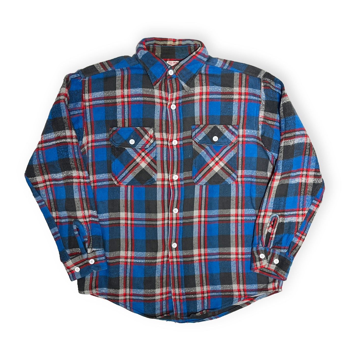 60's BIG MAC Pile Nel SH 好配色チェック Size (L)