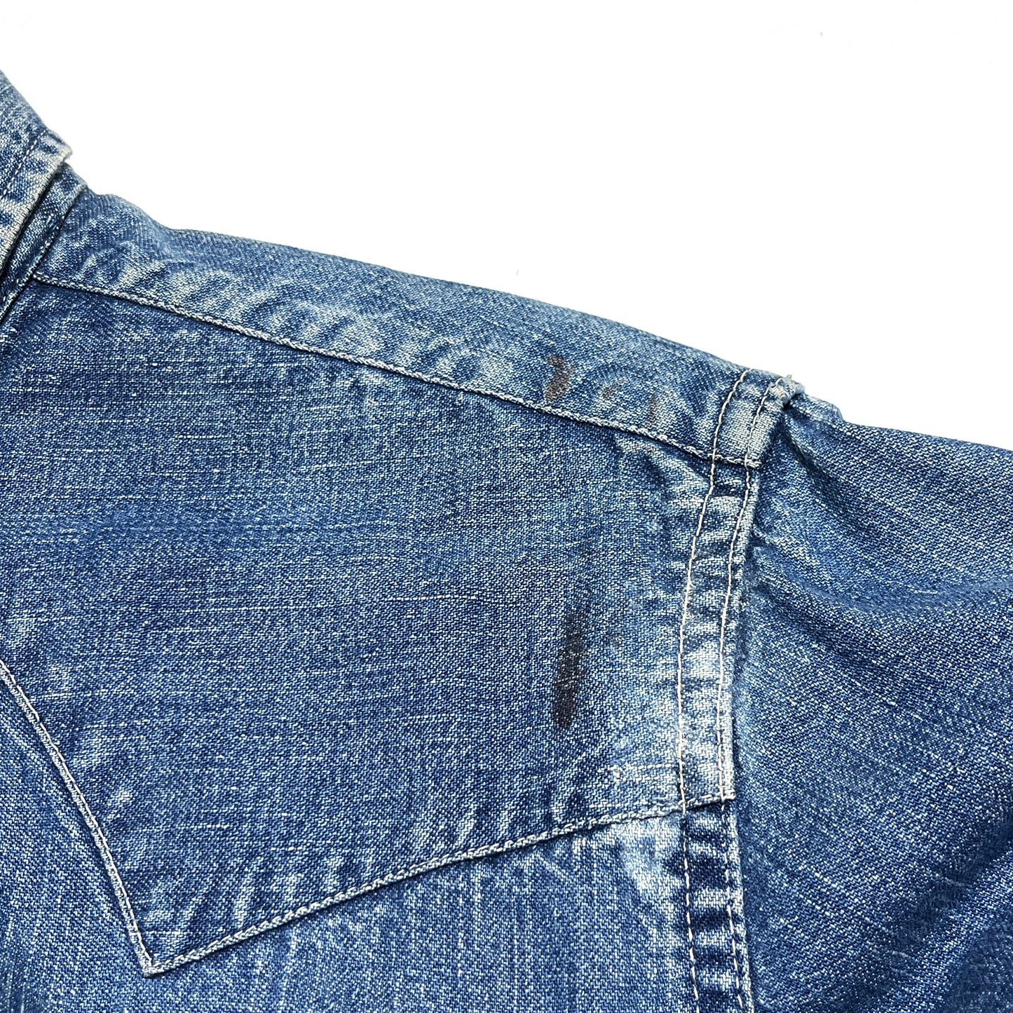 50's Levi's Denim Western L/S SH 極上雰囲気 Size (L-XL)位 スペシャル！