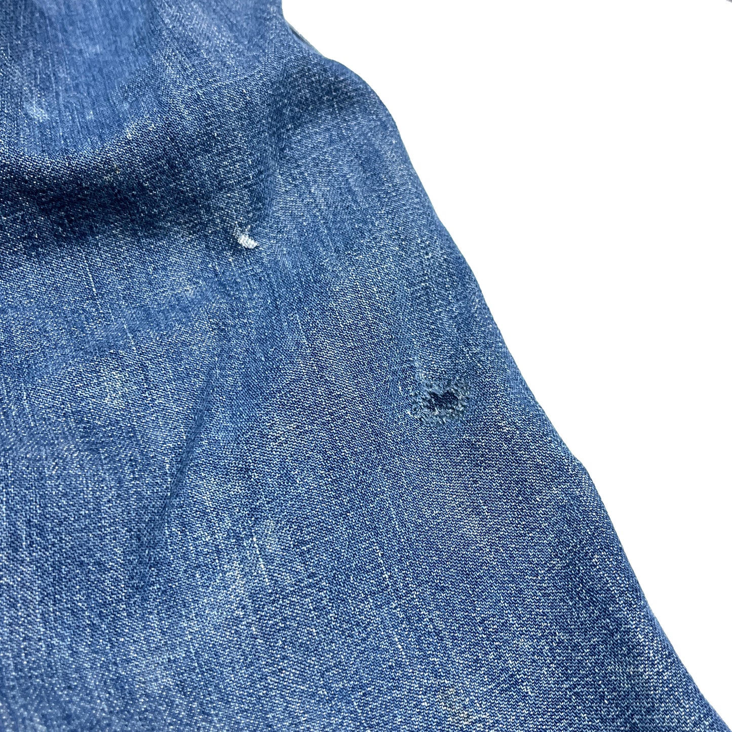 60s 101 Denim Western L/S SH L レア ブランドタグ 5 101ブランドタグ 西陣シャツの裏面