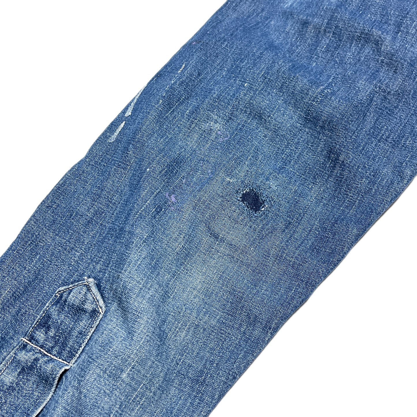 60s 101 Denim Western L/S SH L レア ブランドタグ 6 101ブランドタグ 西陣シャツの裏面