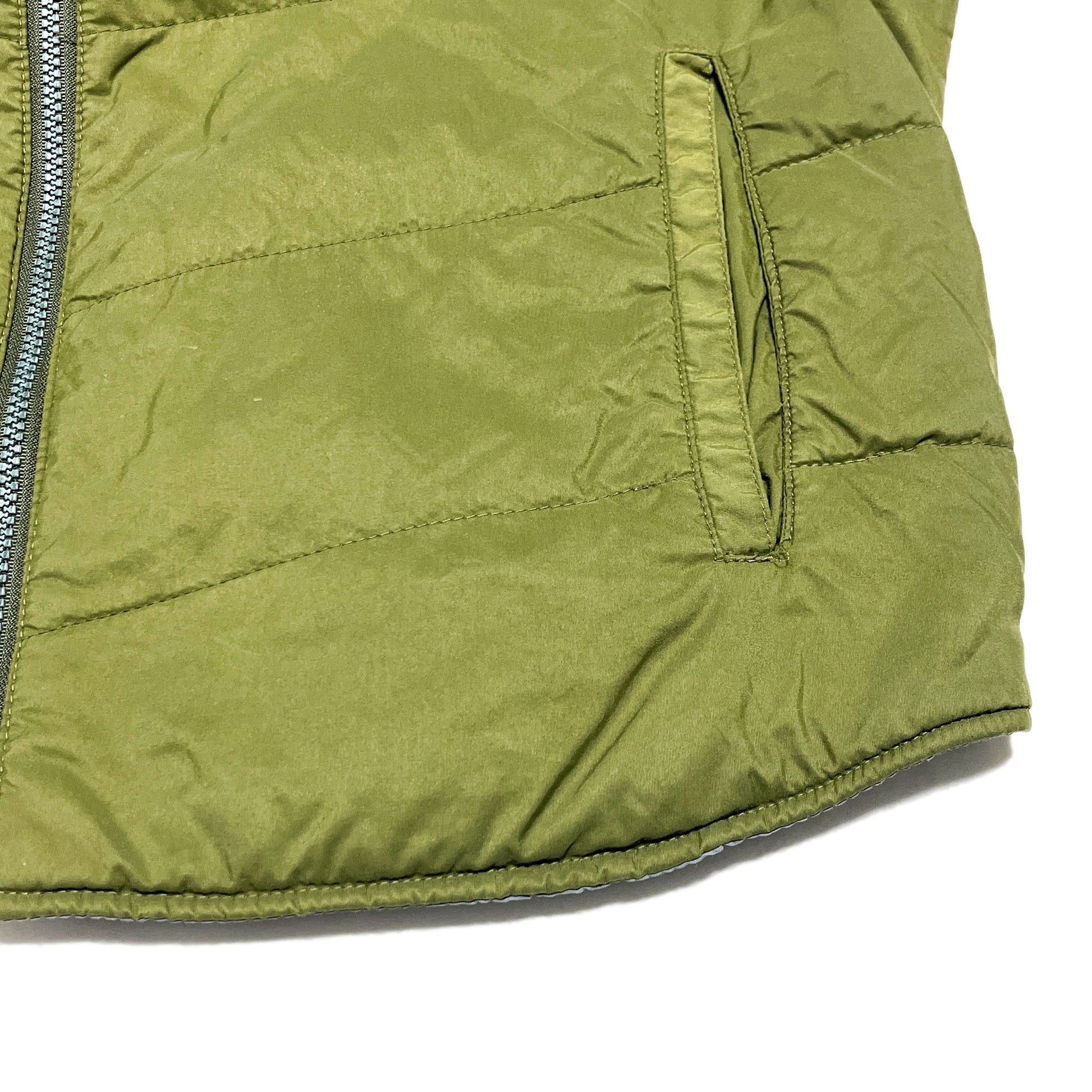 90s North Face Nylon Vest "NATIONAL PARK UNIFORM" XL ディテール 2 ファスナー ポケット 素材の質感