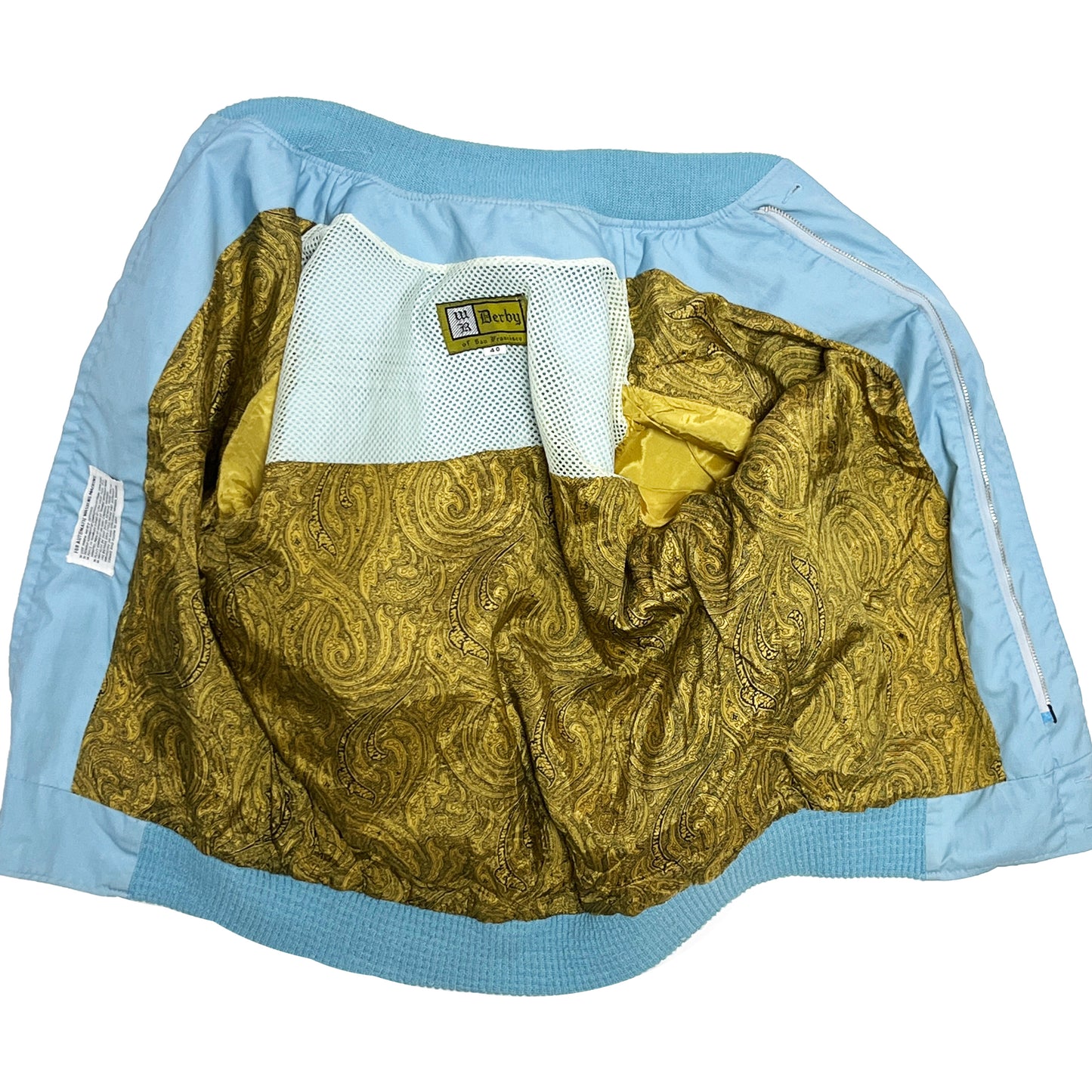 60's Derby JKT Old Englishタグ 綿なし グッドカラー Size (40)