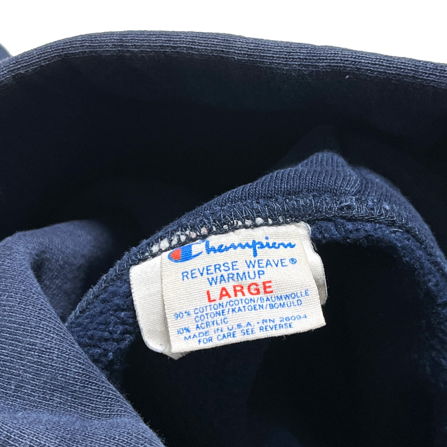 80's Champion R/W Zip Parka ネイビー Size (L)