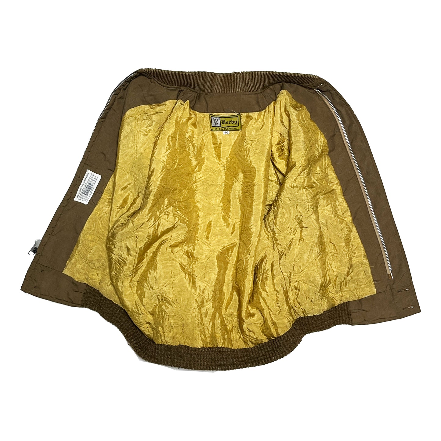 60's Derby JKT Old Englishタグ グッドカラー Size (40)