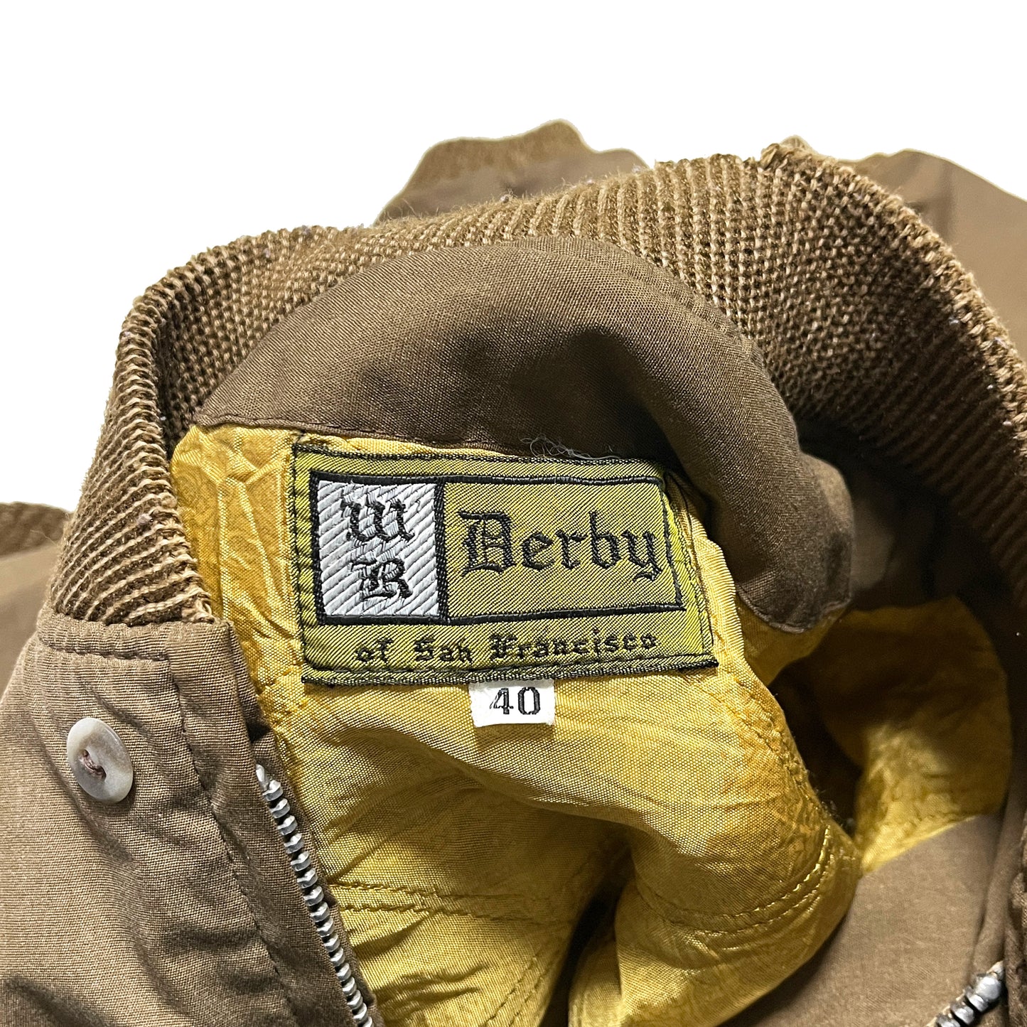 60's Derby JKT Old Englishタグ グッドカラー Size (40)
