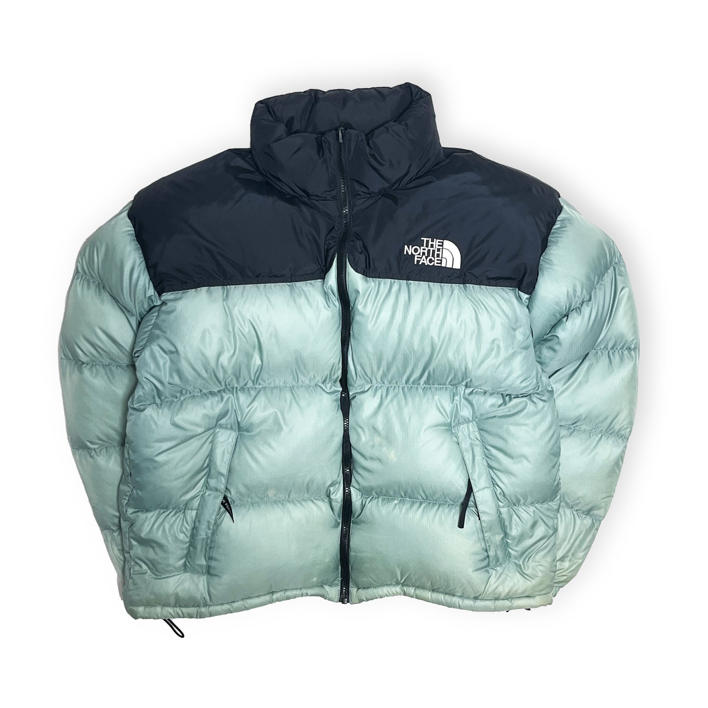 90's North Face Nuptse JKT "Ice Teal" Size (XL)