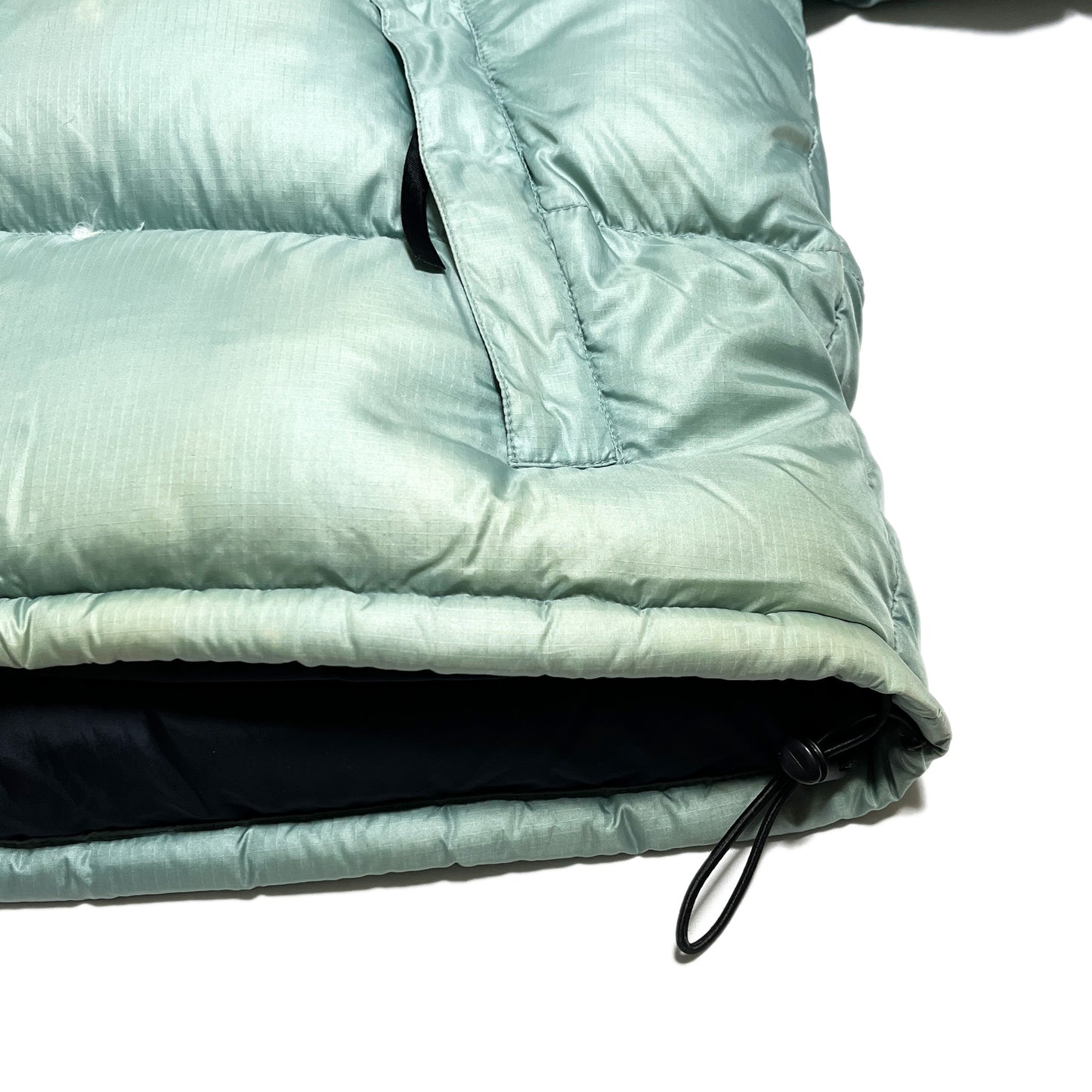 90's North Face Nuptse JKT "Ice Teal" Size (XL)