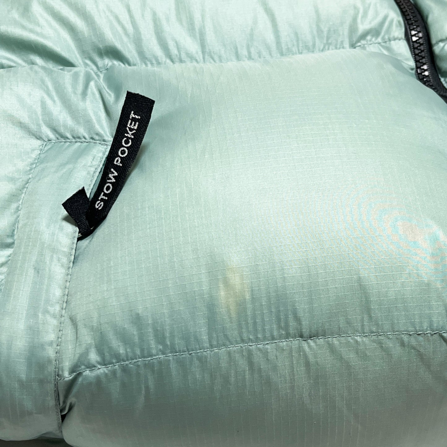 90's North Face Nuptse JKT "Ice Teal" Size (XL)