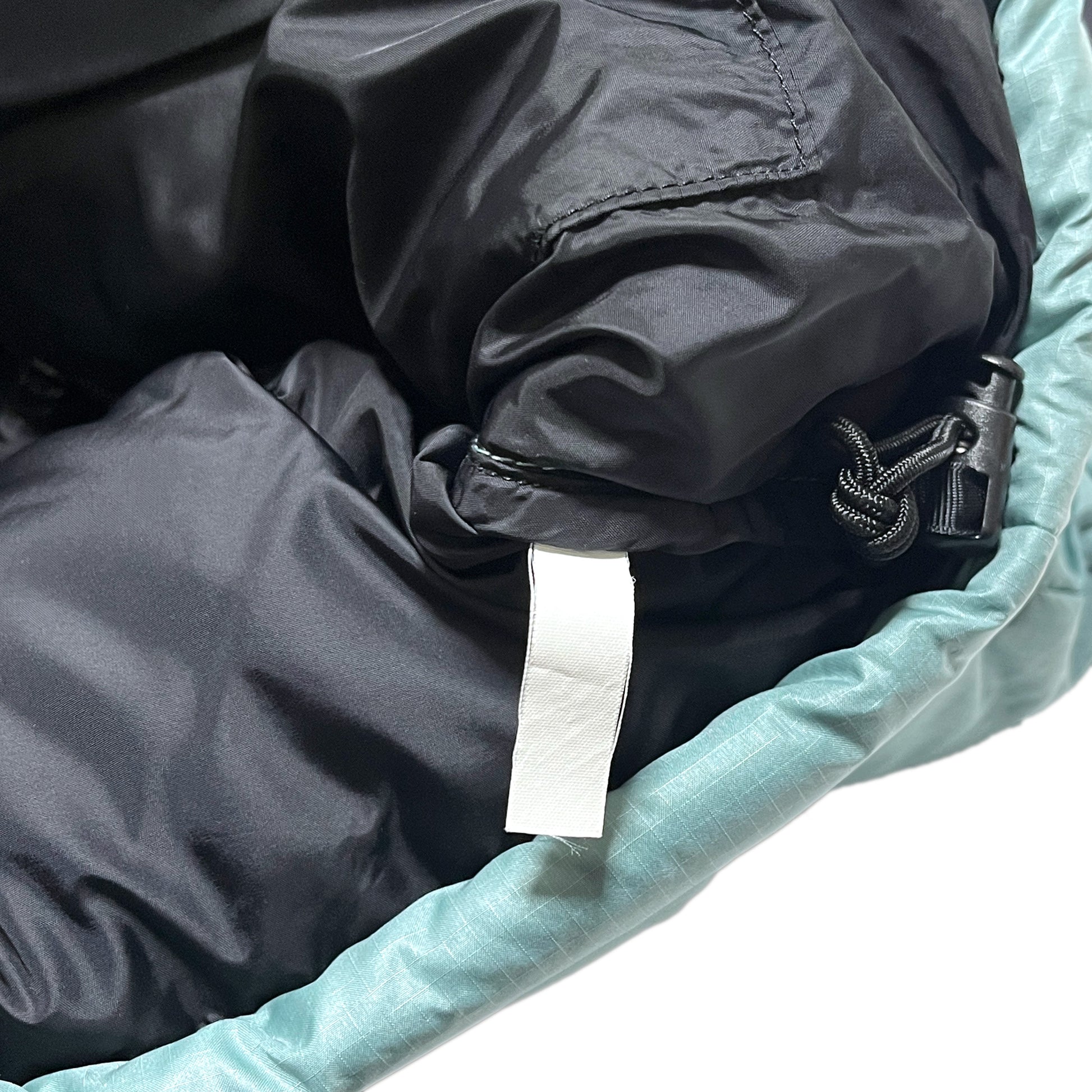 90s North Face Nuptse Vest "Ice Teal" W-M ブランドタグ 4 北極圏のロゴ 700充填量表記