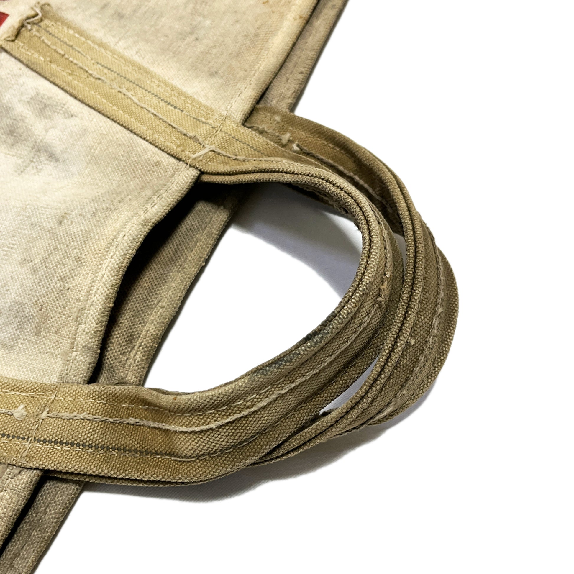 30s〜 COAL Bag "LORR BROS COAL CO." リベット刻印入り 超 ディテール 6 ボタン付き Vネック