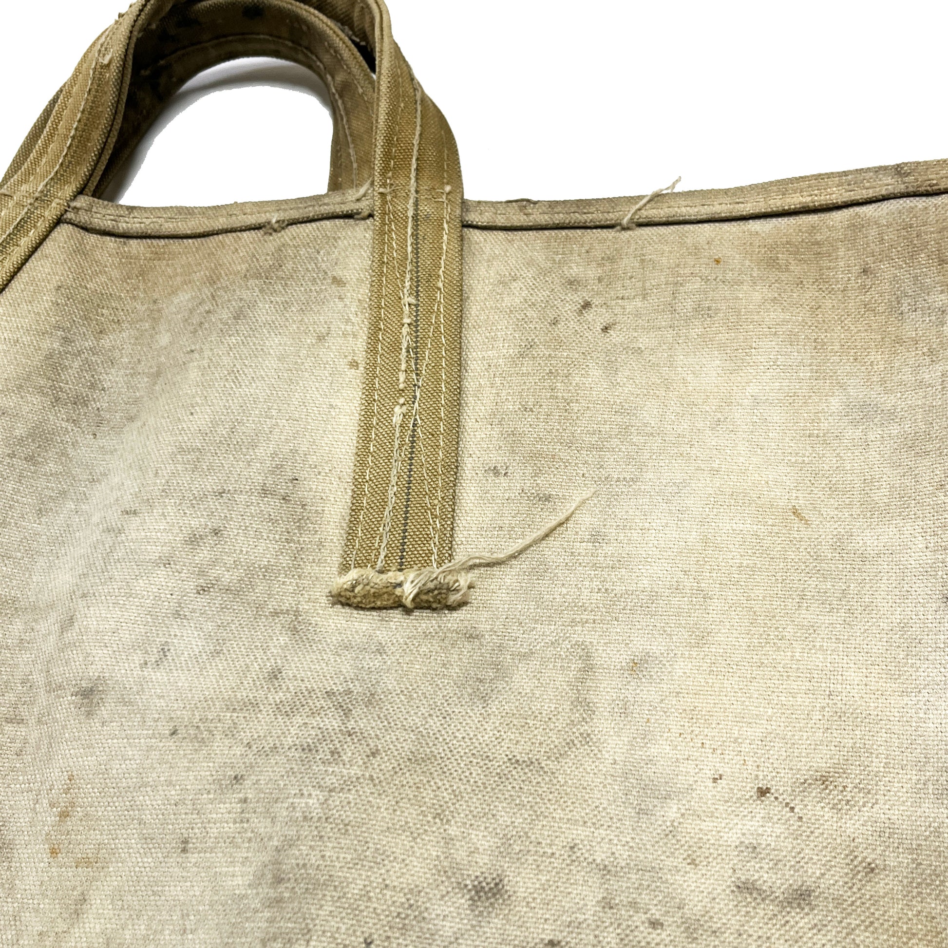 30s〜 COAL Bag "LORR BROS COAL CO." リベット刻印入り 超 ディテール 8 ボタン付き Vネック